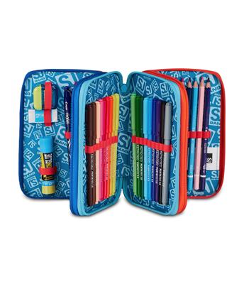Astuccio 3 Zip Sj Gang Speed Animal Boy
