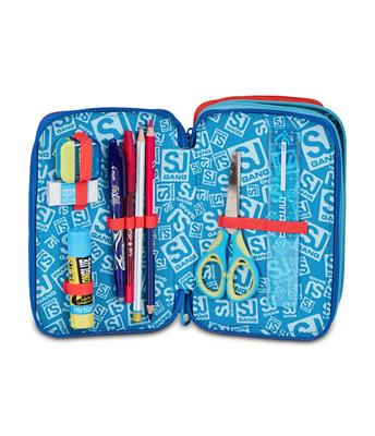 Astuccio 3 Zip Sj Gang Speed Animal Boy