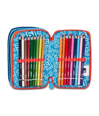 Astuccio 3 Zip Sj Gang Speed Animal Boy
