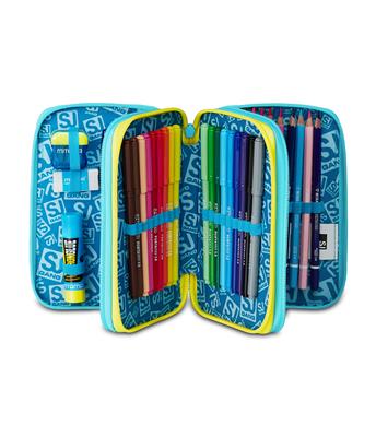 Astuccio 3 Zip Sj Gang Metal Dragon Boy