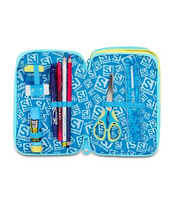 Astuccio 3 Zip Sj Gang Metal Dragon Boy