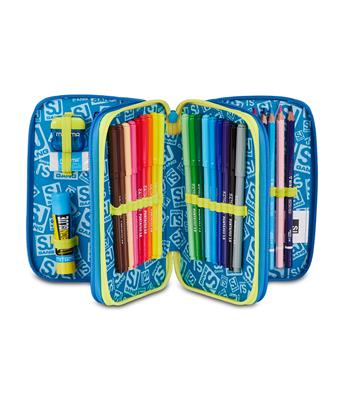 Astuccio 3 Zip Sj Gang Glace Panther Boy