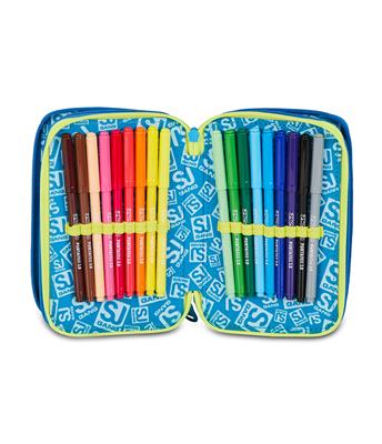 Astuccio 3 Zip Sj Gang Glace Panther Boy