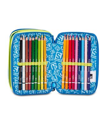 Astuccio 3 Zip Sj Gang Glace Panther Boy