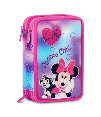 Astuccio 3 Zip Minnie Chic Touch