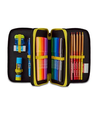 Astuccio 3 Zip Roma Lupetto School