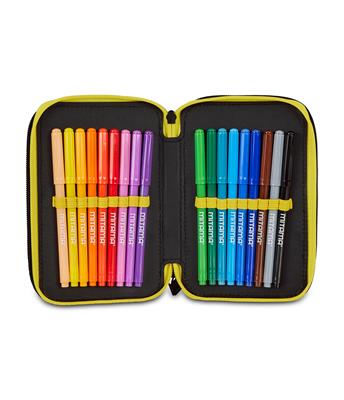 Astuccio 3 Zip Roma Lupetto School