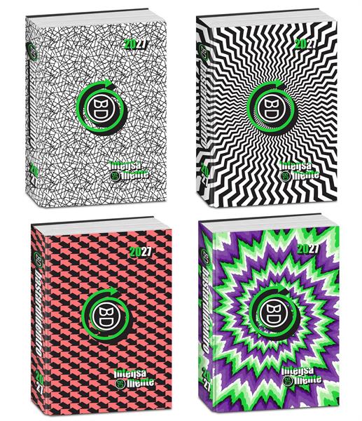 Diario Pocket 16Mesi Optical Bastardidentro Agenda Intensamente