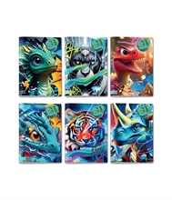 Quaderno A4 Maxi 96/100 Sj Gang Cartotecnica Animali Boy Quadri