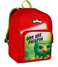 Zaino Scuola Brr Brr Patapim Skifidol Italian Brainrot