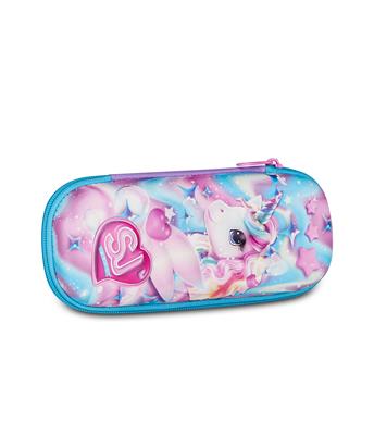 Astuccio Bustina 3D Sj Gang Glow Led Unicorn Girl