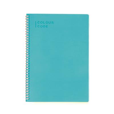 Quaderno Spiralato Maxi 120/80 Colour Code Fluocode Quadri Senza