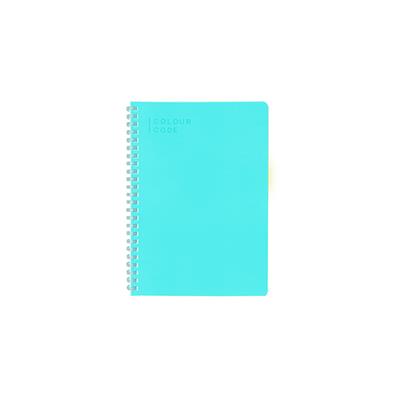 Quaderno Spiralato A5 120/80 Colour Code Fluocode Rigo Senza Mar
