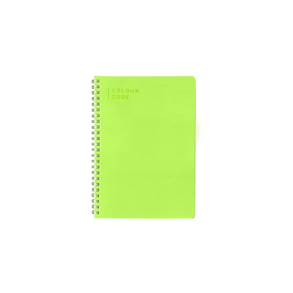 Quaderno Spiralato A5 120/80 Colour Code Fluocode Quadri Senza M