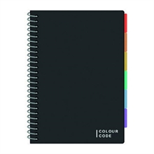 Quaderno Maxi Spiralato Ppl Con Divisori Colour Code Ppl Project
