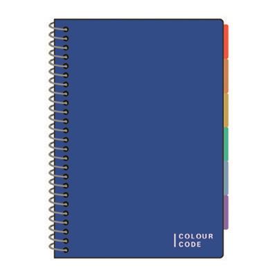 Quaderno Maxi Spiralato Ppl Con Divisori Colour Code Ppl Project
