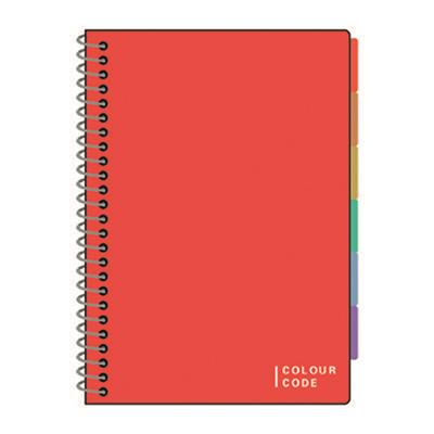 Quaderno Maxi Spiralato Ppl Con Divisori Colour Code Ppl Project