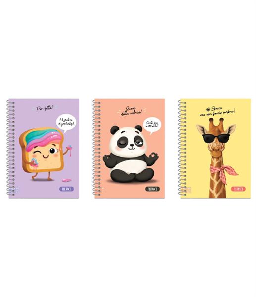 Quaderno Spiral Maxi 160/80 Teenace Funny Girl Rigo Senza Margin