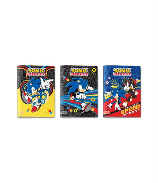 Quaderno A4 Maxi 96/100 Sonic The Hedgehog Rigo 3° Primaria