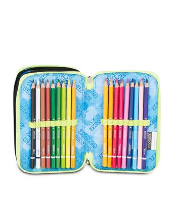 Astuccio 3 Zip Seven Shadows Of Color Lime Punch