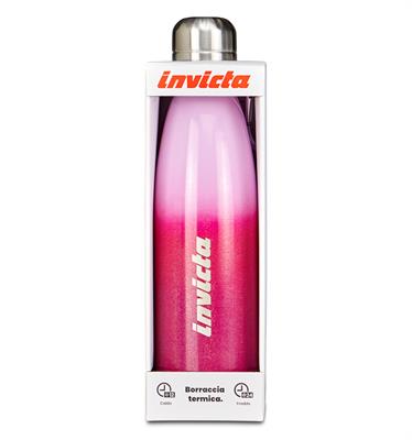Bottle Shine Invicta Borracce Pink Iridescente Glitter