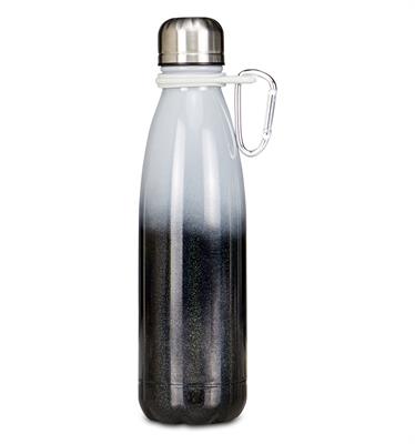 Bottle Shine Invicta Borracce Jet Black Iridescente Glitter