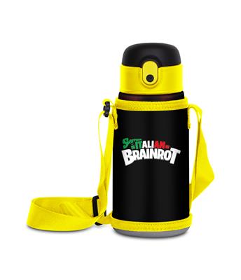 Bottle Kid Con Portaborraccia A Tracolla Skifidol Italian Br Blu
