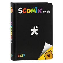 Agenda 16Mesi Medium Scomix Black