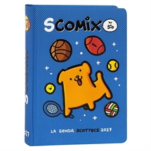Agenda 16Mesi Medium Scomix Blu