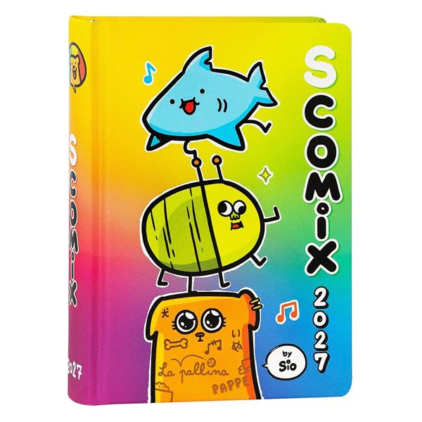 Agenda 16Mesi Medium Scomix Multicolor