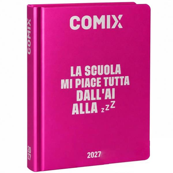 Diario 13Mesi Std Comix Easy Pink