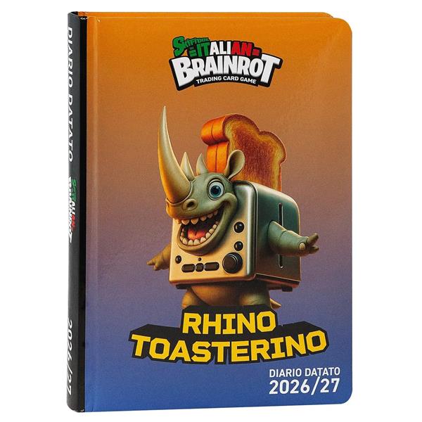Diario Datato 12 Mesi Std Rhino Sk Italian Brainrot
