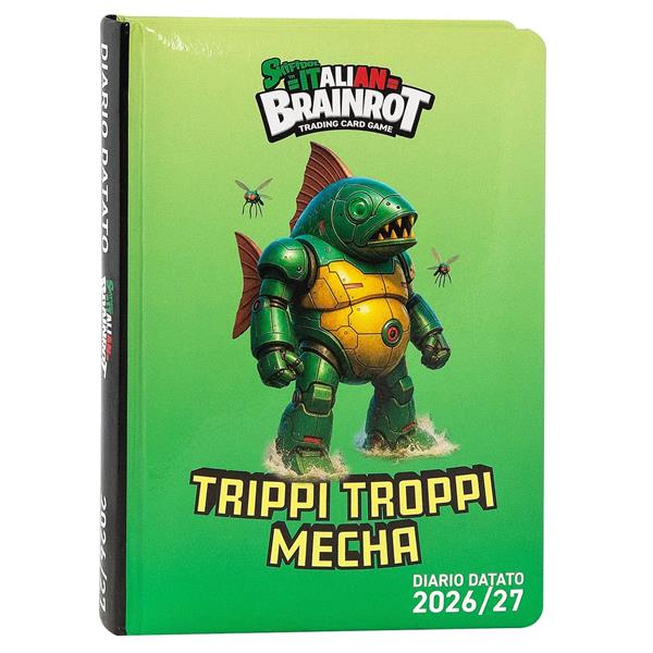 Diario Datato 12 Mesi Std Trippi Mecha Sk Italian Brainrot