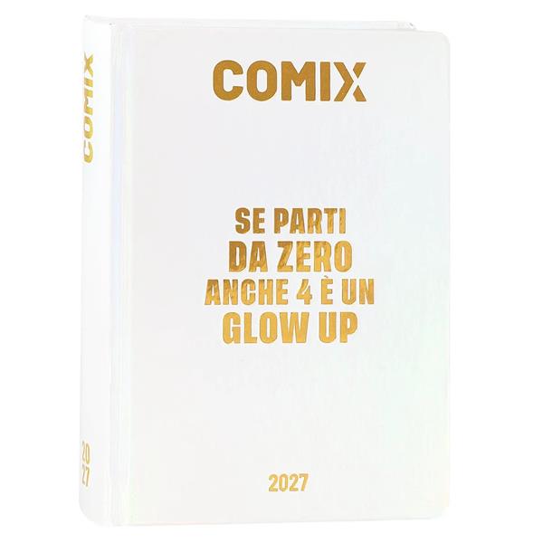 Diario Agenda Comix 16Mesi Mignon Holo White