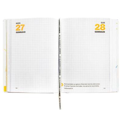 Diario Agenda Comix 16Mesi Mignon Holo White