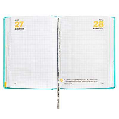 Diario Agenda Comix 16Mesi Mignon Plus Turchese