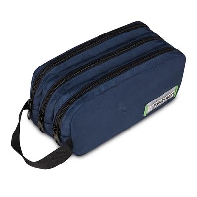 Bustina 3 Zip Seven Freethink Unisex  Blu
