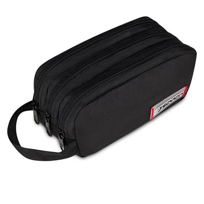 Bustina 3 Zip Seven Freethink Unisex Black