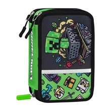 Astuccio Corredo 3 Zip Mascots Minecraft