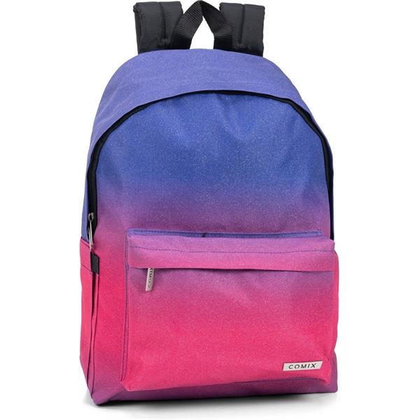 Zaino Americano Sfumato Glitter Fuxia Comix