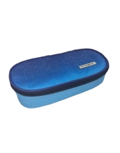 Astuccio Ovale Organizzato Sfumato Glitter Blu Comix