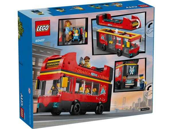 Lego City Autobus Rosso A 2 Piani 60407