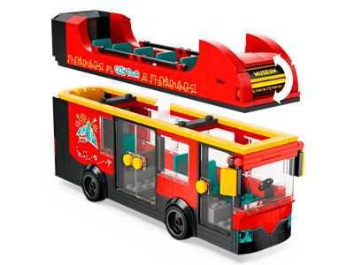 Lego City Autobus Rosso A 2 Piani 60407