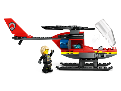 Lego City Elicottero Dei Pompieri 60411