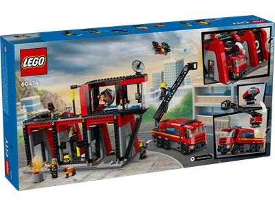 Lego City Caserma Pompieri Autopompa 60414