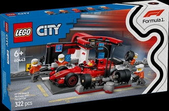 Lego City Il Pit Stop Della Ferrari 60443