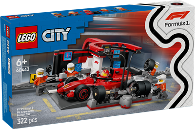 Lego City Il Pit Stop Della Ferrari 60443