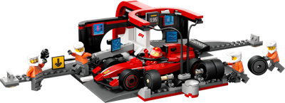 Lego City Il Pit Stop Della Ferrari 60443