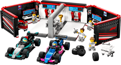 Lego City Il Garage Della Mercedes E Alpine 60444