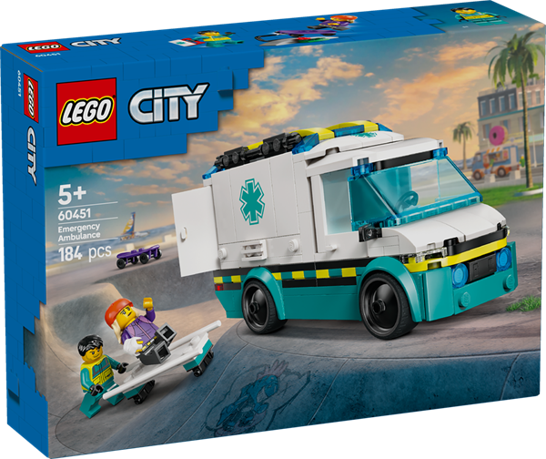 Lego City Ambulanza Di Emergenza 60451